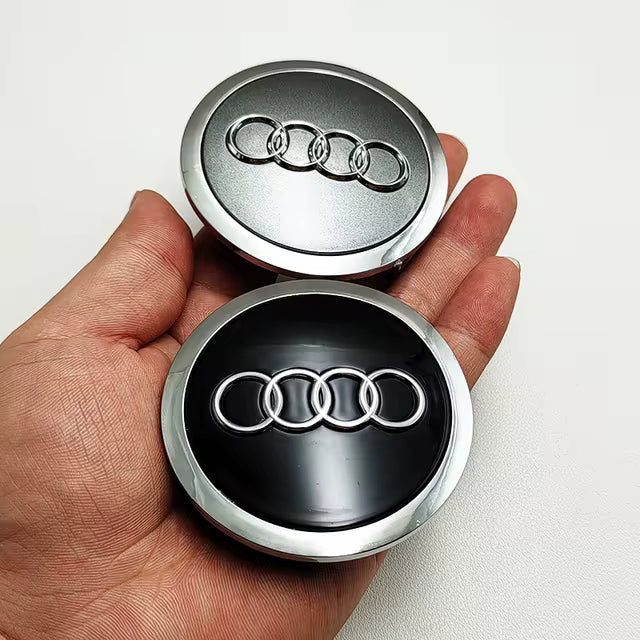 Audi 69 mm Wheel Centre Caps — Fits A4, A5 & A6 Alloys