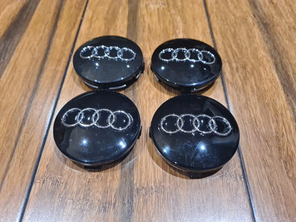 Audi 68 mm Wheel Centre Caps — Fit for A3, A4 & A6 Alloy Wheels