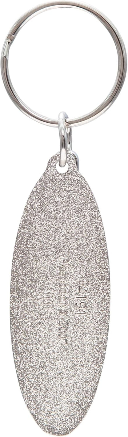 Ford Blue Oval Logo Keychain – Enamel Double Ring