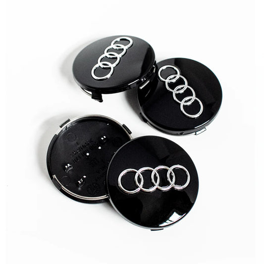 Audi 68 mm wheel centre caps set of 4 UK