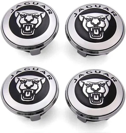 Jaguar Centre Caps 59mm Black