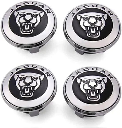 Jaguar Centre Caps 59mm Black