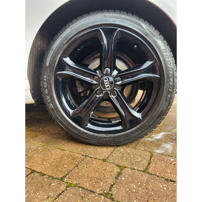 Audi 60mm Wheel Centre Caps — Aftermarket Fit for Audi A3, A4, A6