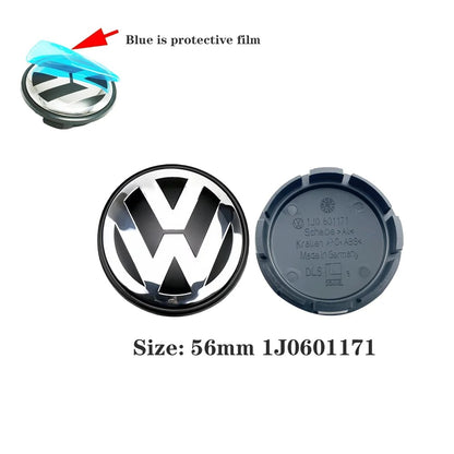 56mm VW Centre Caps – Perfect Fit for Volkswagen