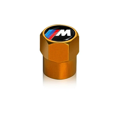 BMW Valve Caps Set Available in black, silver, green, blue, orange,red