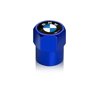 BMW Valve Caps Set Available in black, silver, green, blue, orange,red