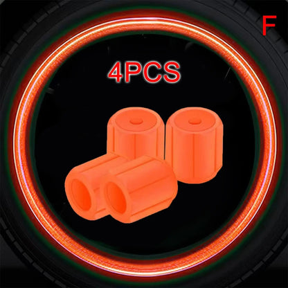 Luminous Wheel Valve Caps – Fluorescent Night Glowing Tyre Stem Caps