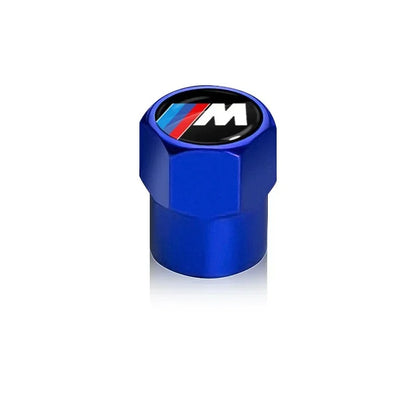 BMW Valve Caps Set Available in black, silver, green, blue, orange,red