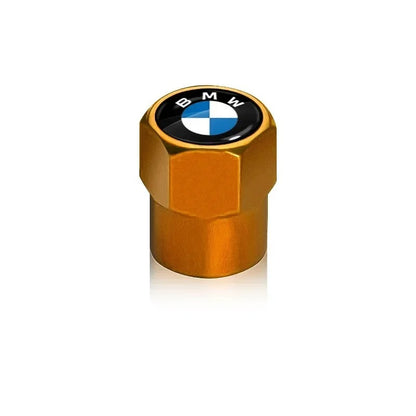 BMW Valve Caps Set Available in black, silver, green, blue, orange,red