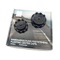 VW Dynamic Floating Wheel Centre Caps - Motionless Spinning Badges (4 Pcs)