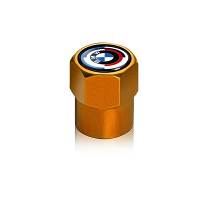 BMW Valve Caps Set Available in black, silver, green, blue, orange,red
