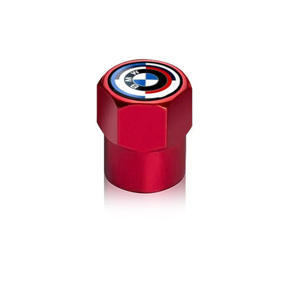 BMW Valve Caps Set Available in black, silver, green, blue, orange,red