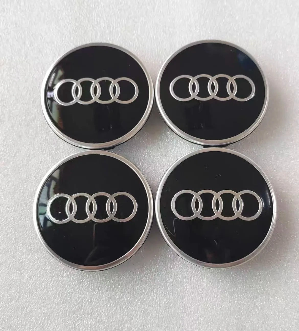 Audi 61mm wheel centre caps set of 4 UK