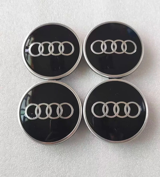 Audi 61mm wheel centre caps set of 4 UK