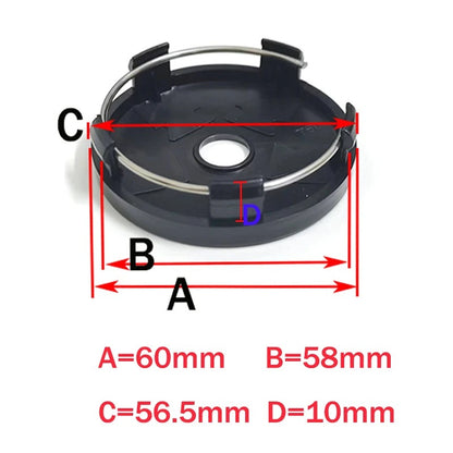 VW Centre Caps 60mm – Sleek Fit for Volkswagen