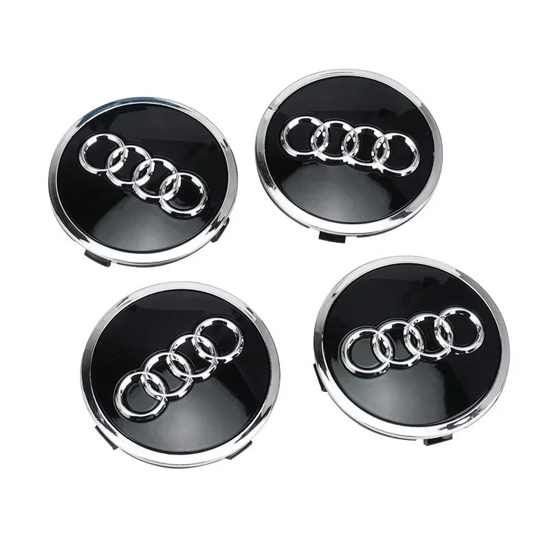 Audi 69 mm wheel centre caps set of 4 UK