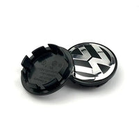 VW 56mm Wheel Centre Caps - Volkswagen Caps for Modern Alloys (Set of 4)