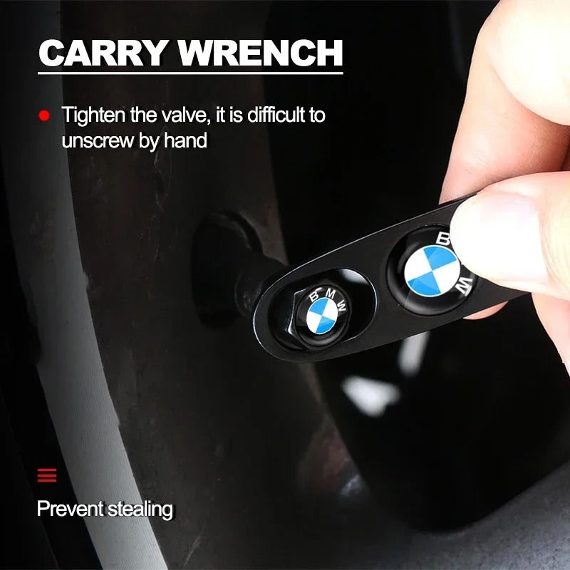 BMW Dust Caps with Keychain