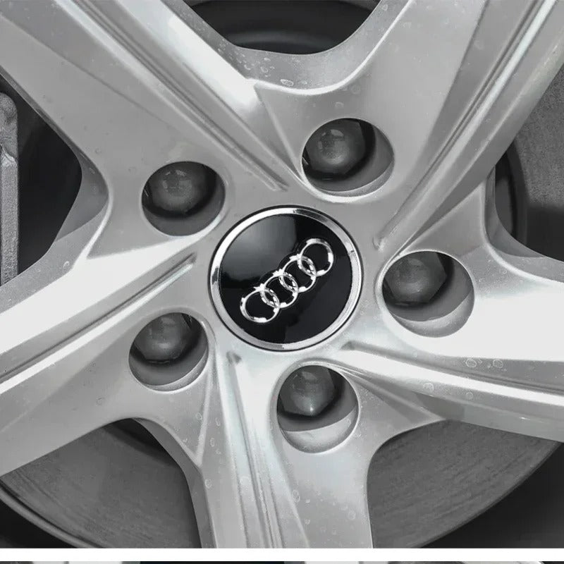 Audi alloy wheel centre caps 61mm fitment UK