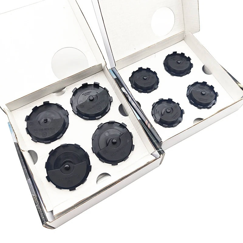VW Dynamic Floating Wheel Centre Caps - Motionless Spinning Badges (4 Pcs)