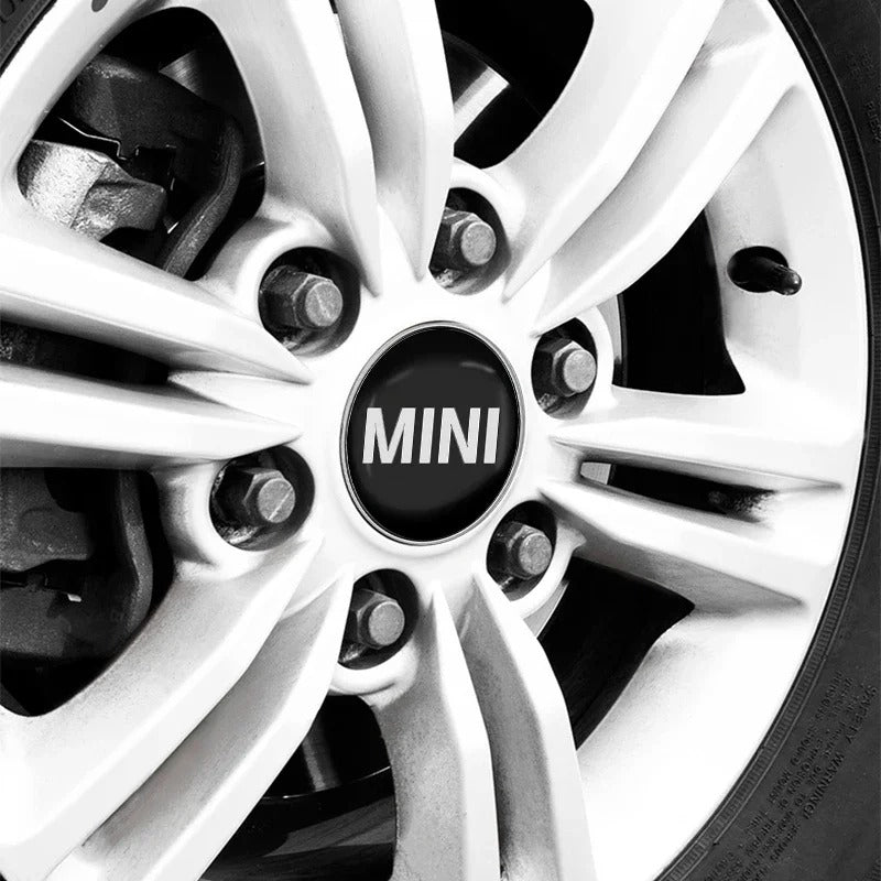 Mini Centre Caps Black – 56mm & 60mm | Perfect Fit for Mini Cooper Wheels