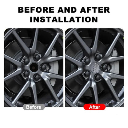 Audi 61mm Wheel Centre Caps — Fit for A3, A4, A6 Models