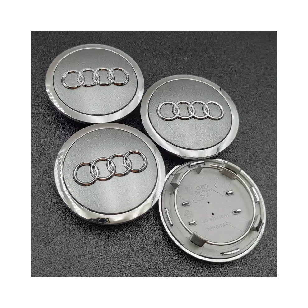 Aftermarket Audi centre caps 60mm for A3 A4 A6