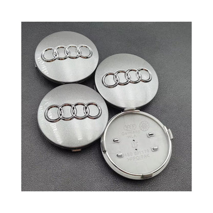 Audi 60mm wheel centre caps set of 4 UK