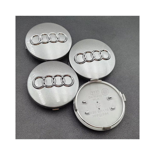 Audi 60mm wheel centre caps set of 4 UK