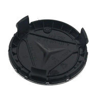 Mercedes 75mm Wheel Centre Caps - Traditional Blue Laurel Wreath Badges (4 Pcs)