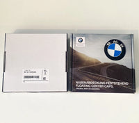 BMW 68mm Spinning Center Caps - Dynamic Floating Alloy Wheel Badges (4 Pcs)