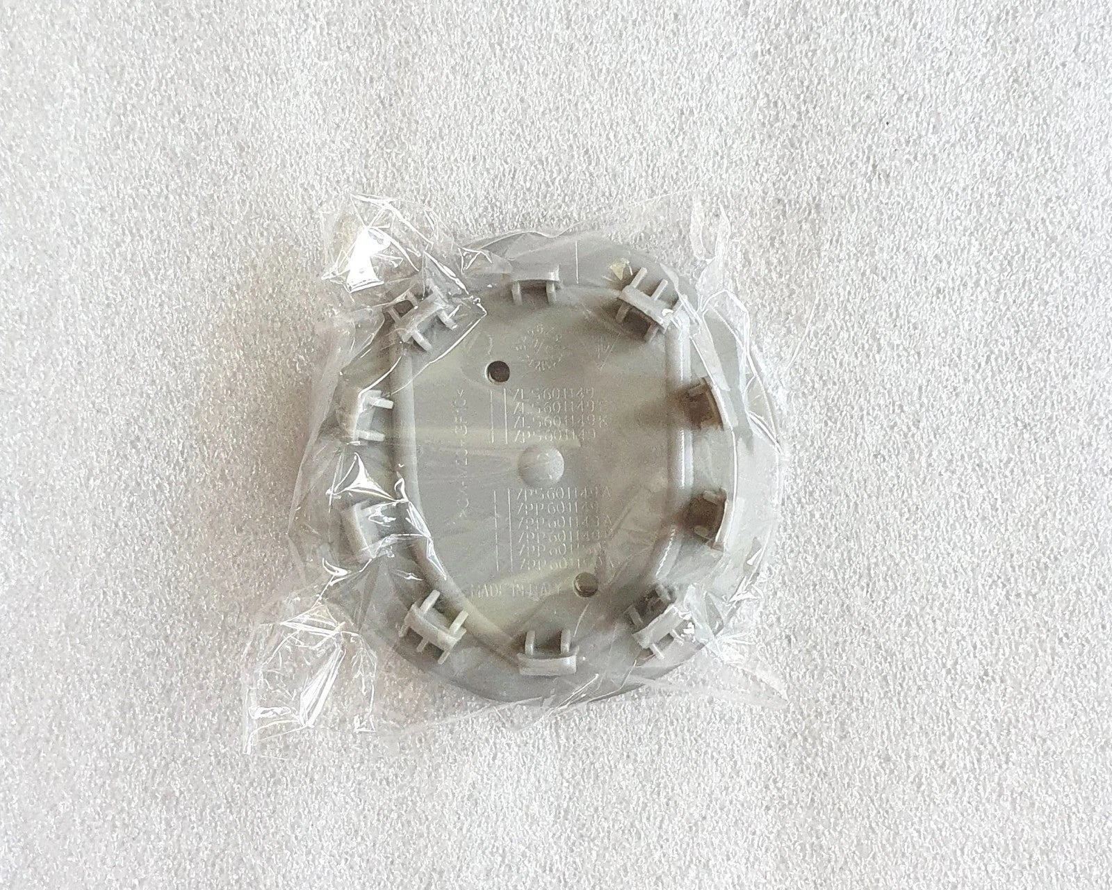 Porsche 76mm Wheel Center Caps - Silver Crest Alloy Badges (Set of 4)
