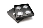 Mercedes 75mm AMG Affalterbach Wheel Centre Caps - Matte Black Edition (Set of 4)
