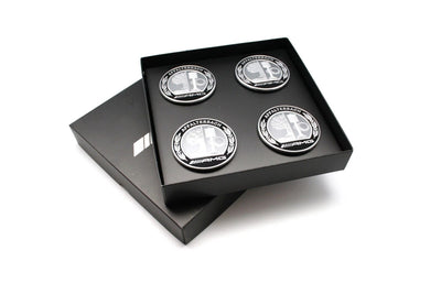 Mercedes 75mm AMG Affalterbach Wheel Centre Caps - Matte Black Edition (Set of 4)