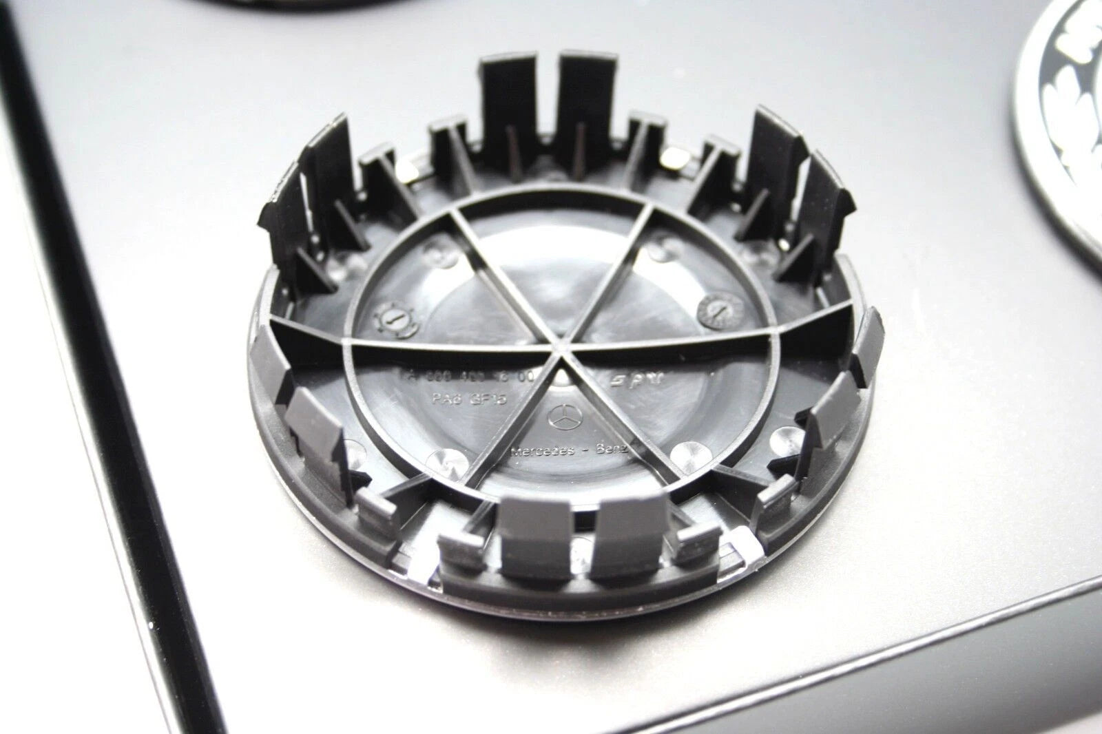 Mercedes 75mm AMG Affalterbach Wheel Centre Caps - Matte Black Edition (Set of 4)