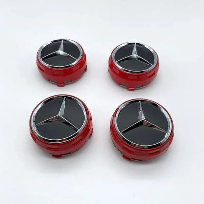 Mercedes Wheel Centre Caps Black 75mm – Sleek & Stylish