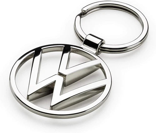 Volkswagen Silver Metal Keyring Car Key Chain Fob