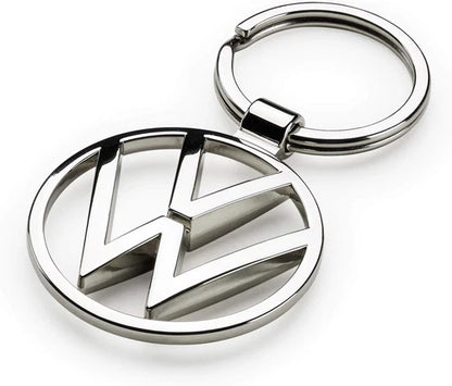 Volkswagen Silver Metal Keyring Car Key Chain Fob